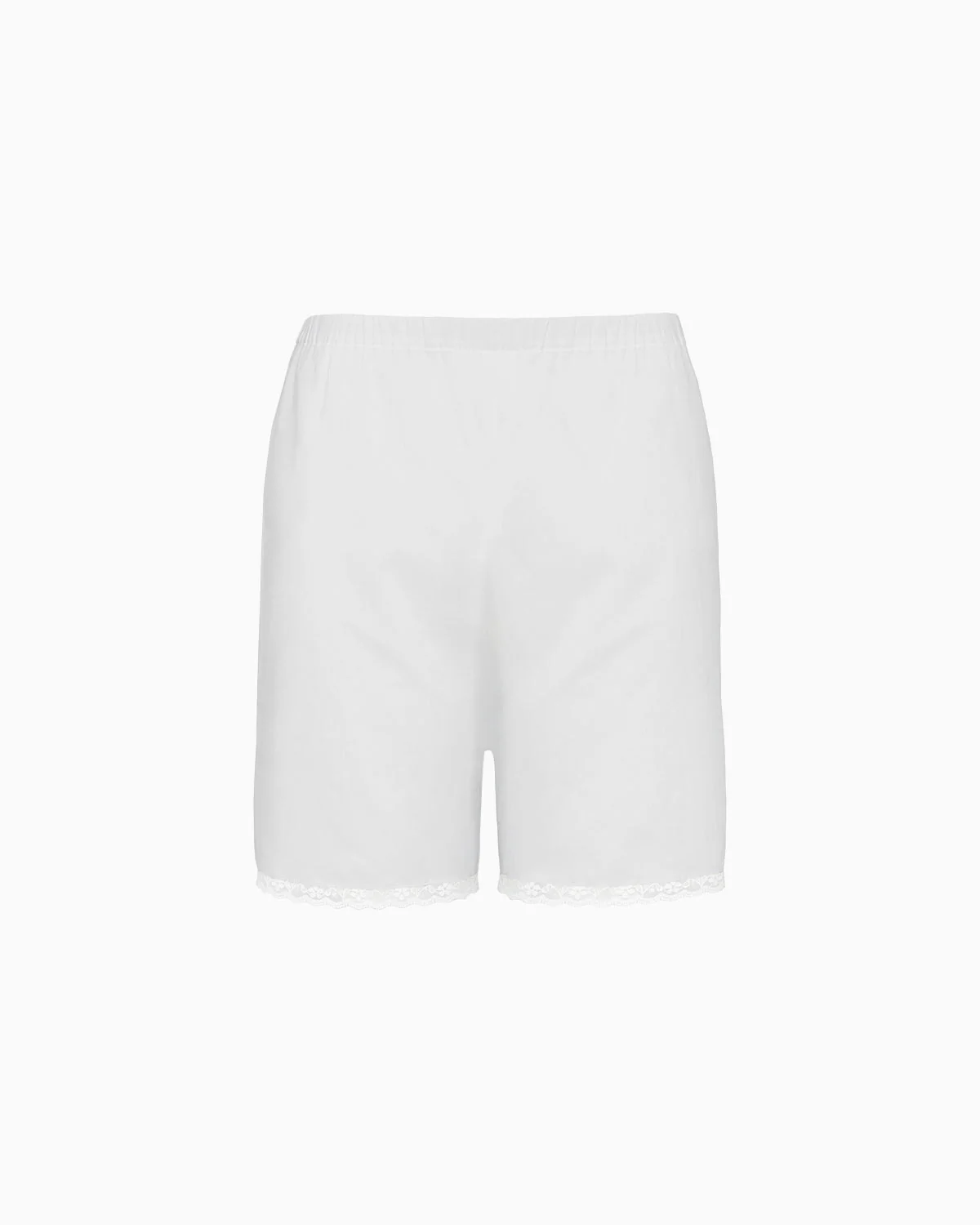 The Bermuda Short: Cotton Voile White