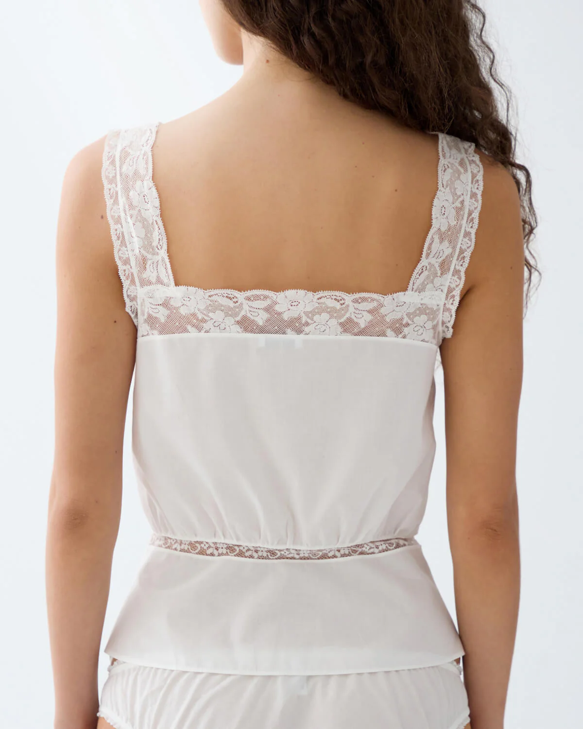 The Fleur Top: White Cotton Voile - Image 6