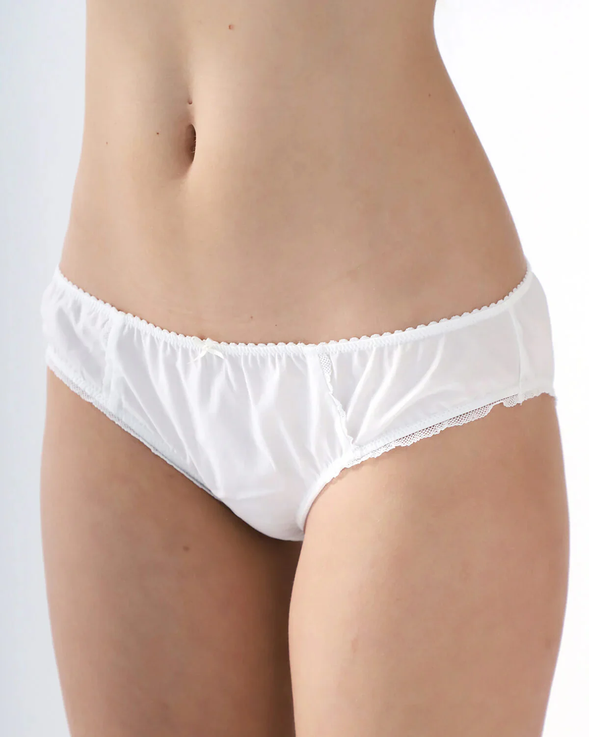 The French Brief: Cotton Voile White - Image 5