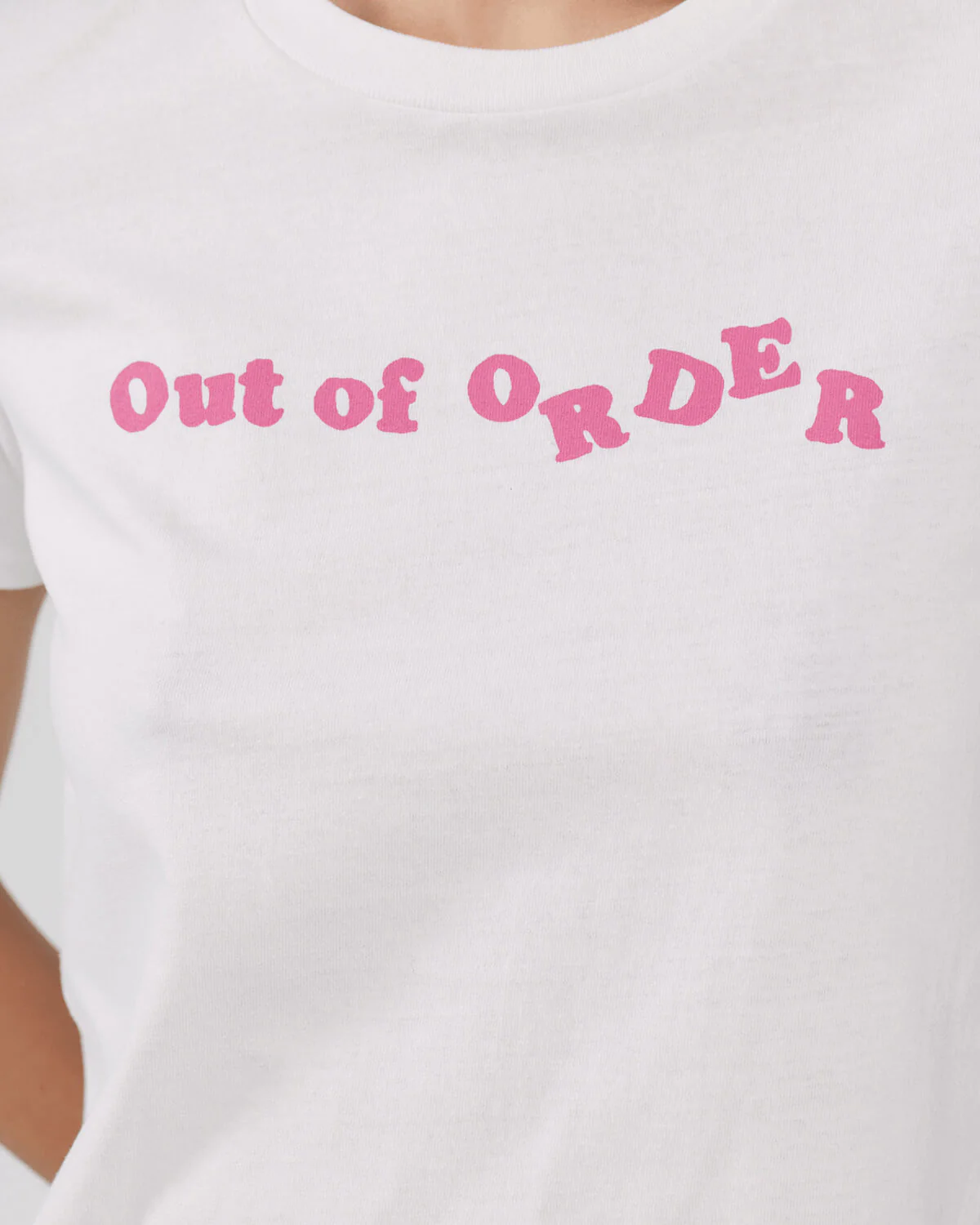 The Gurls Talk Tee: White Heritage Cotton - Image 4