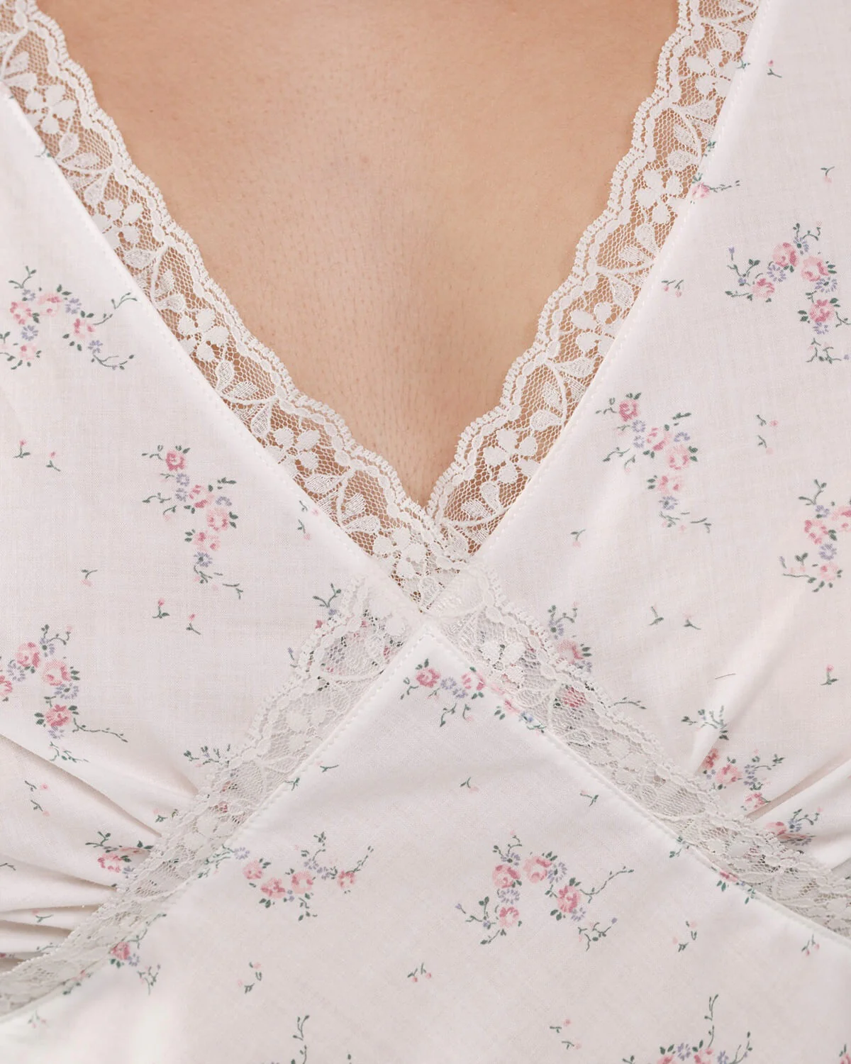 The Iris Slip: French Blossom Cotton Voile - Image 3