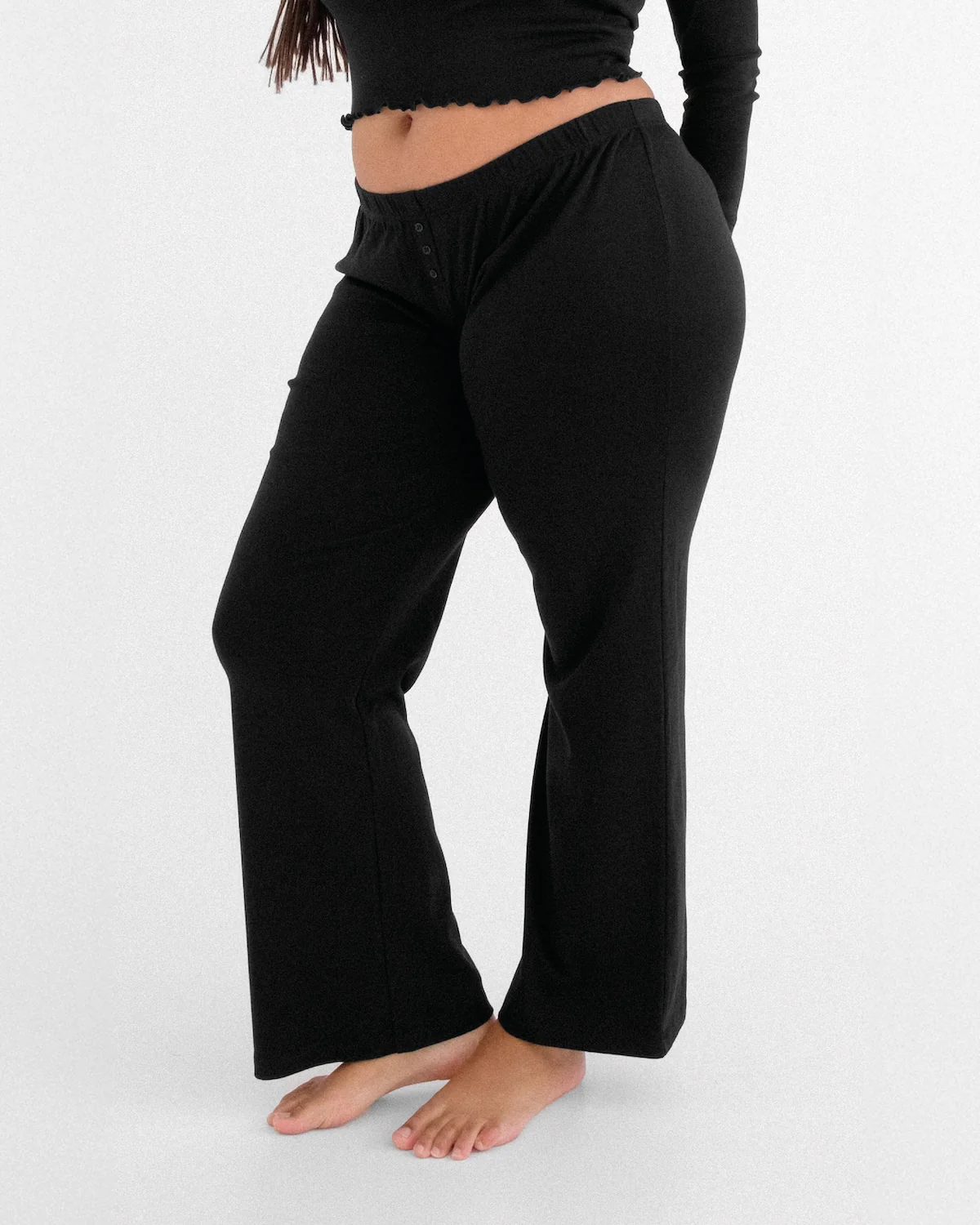 The Pant: Cotton Jersey Black - Image 4