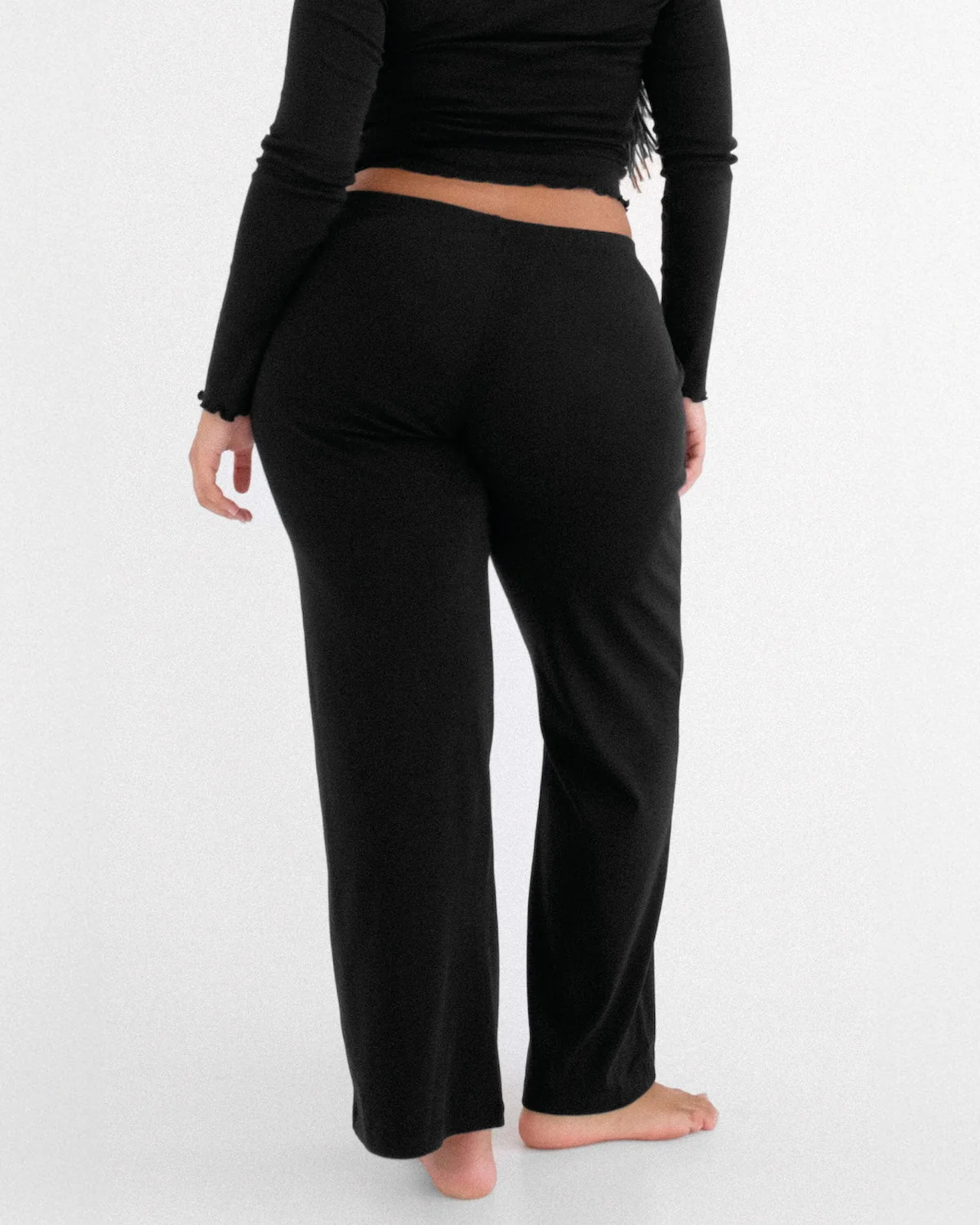 The Pant: Cotton Jersey Black - Image 6