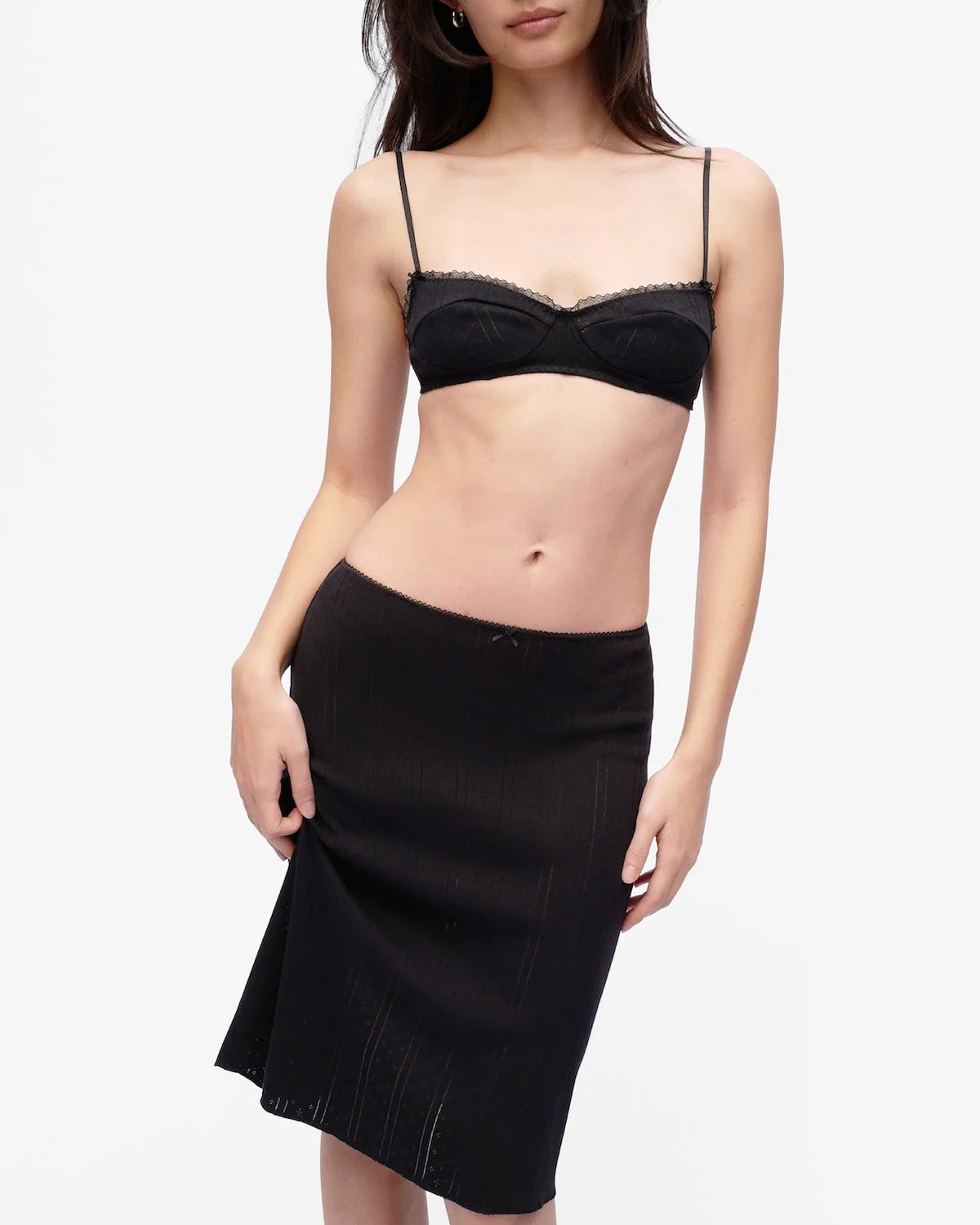 The Slip Skirt Black - Image 5