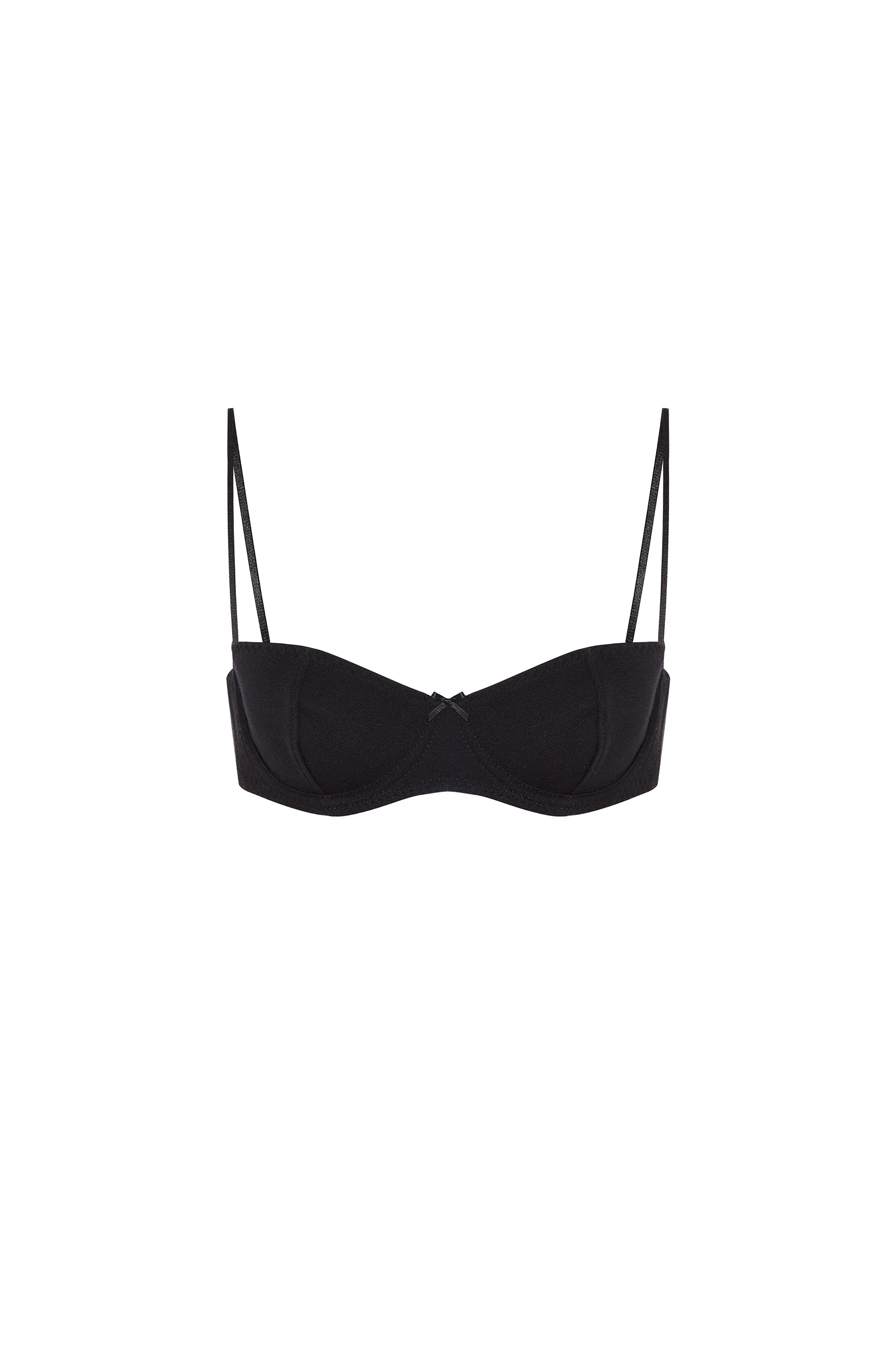 The Teacup: Cotton Jersey Black - Image 3