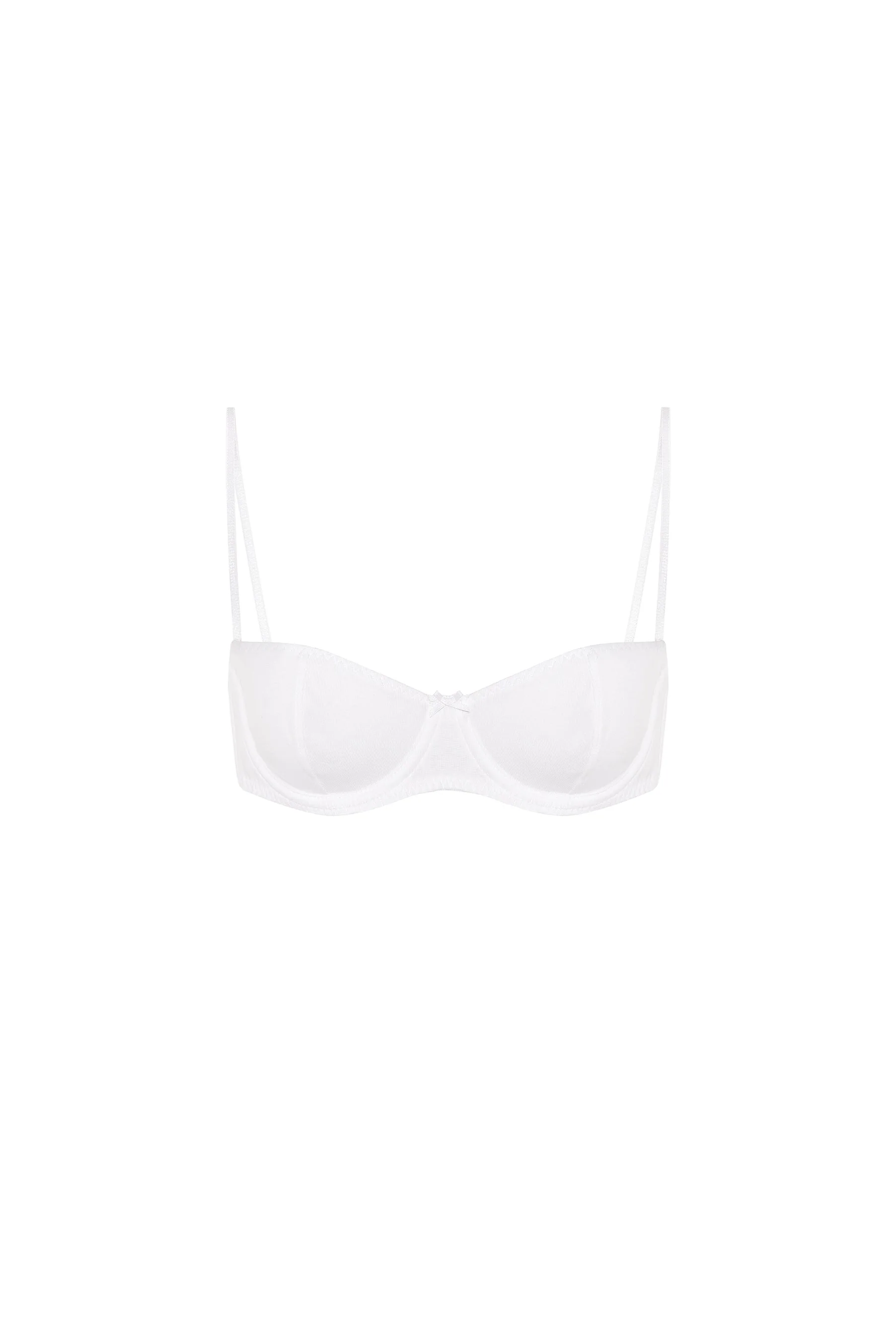 The Teacup: Cotton Jersey White - Image 3